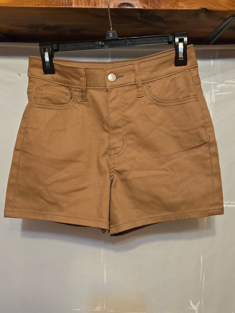 Zenana High-Rise Camel Women’s Shorts